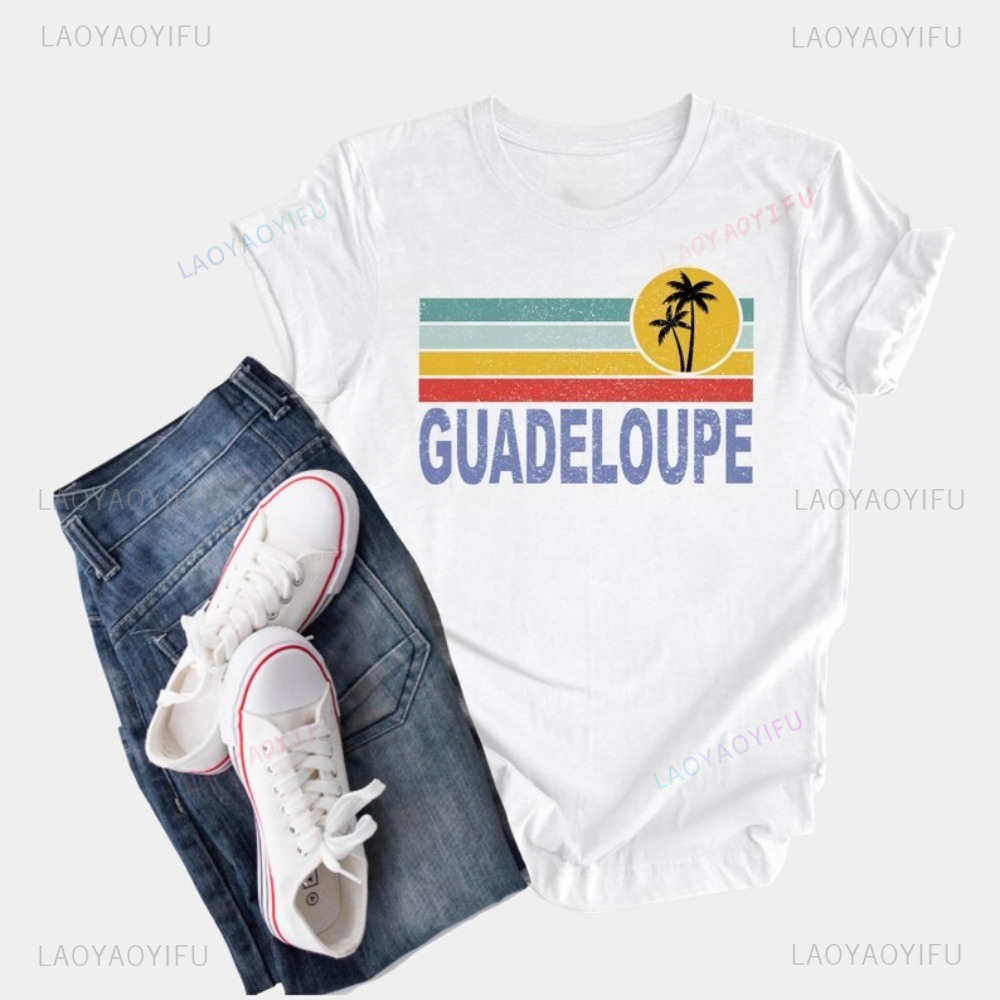 Guadeloupe Graphic Printed Hol - Women'S Fashion Graphic Tees 리뷰 및 가격