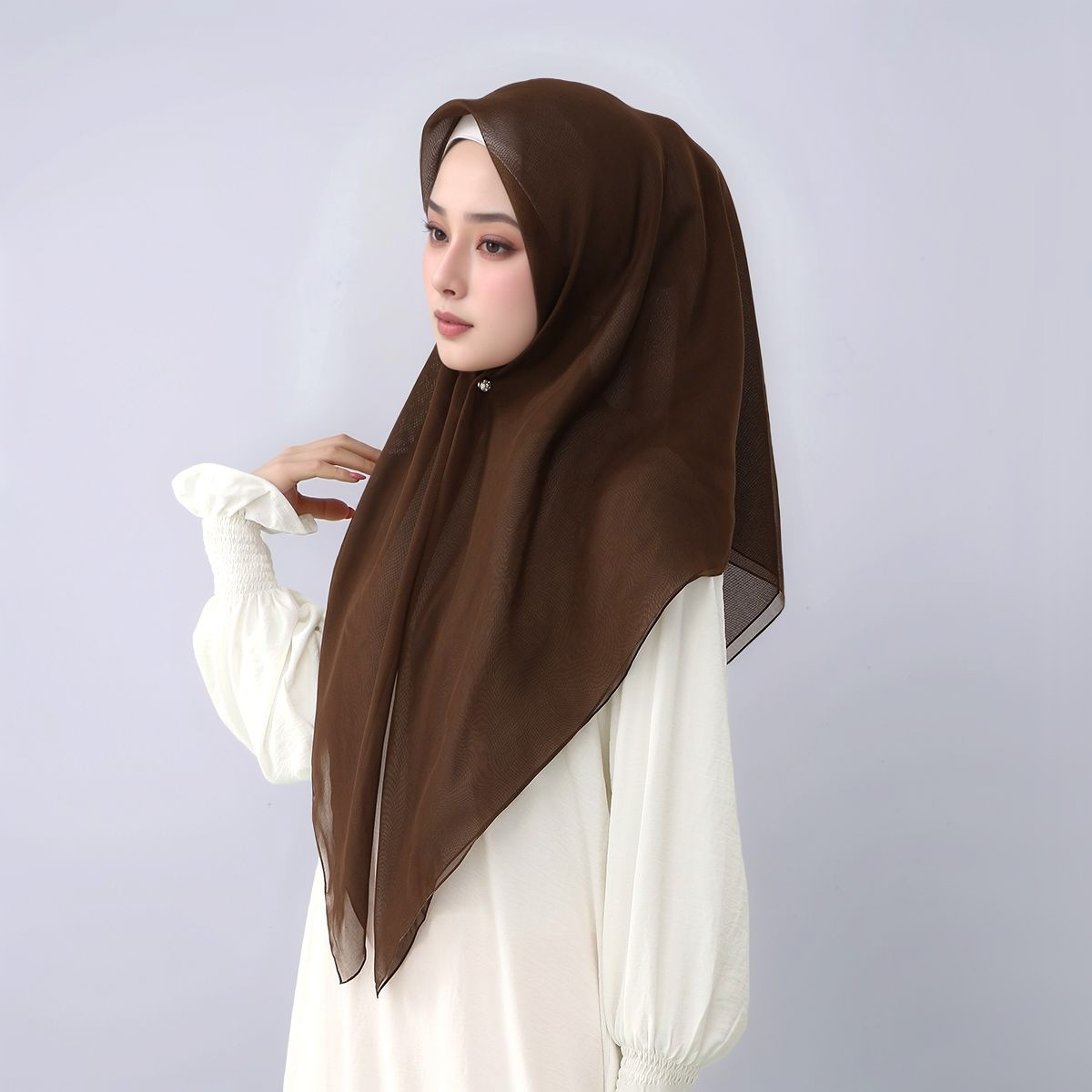 Ramadan 110cm Solid Viscose Sq - Women'S Fashion Trends 리뷰 및 가격