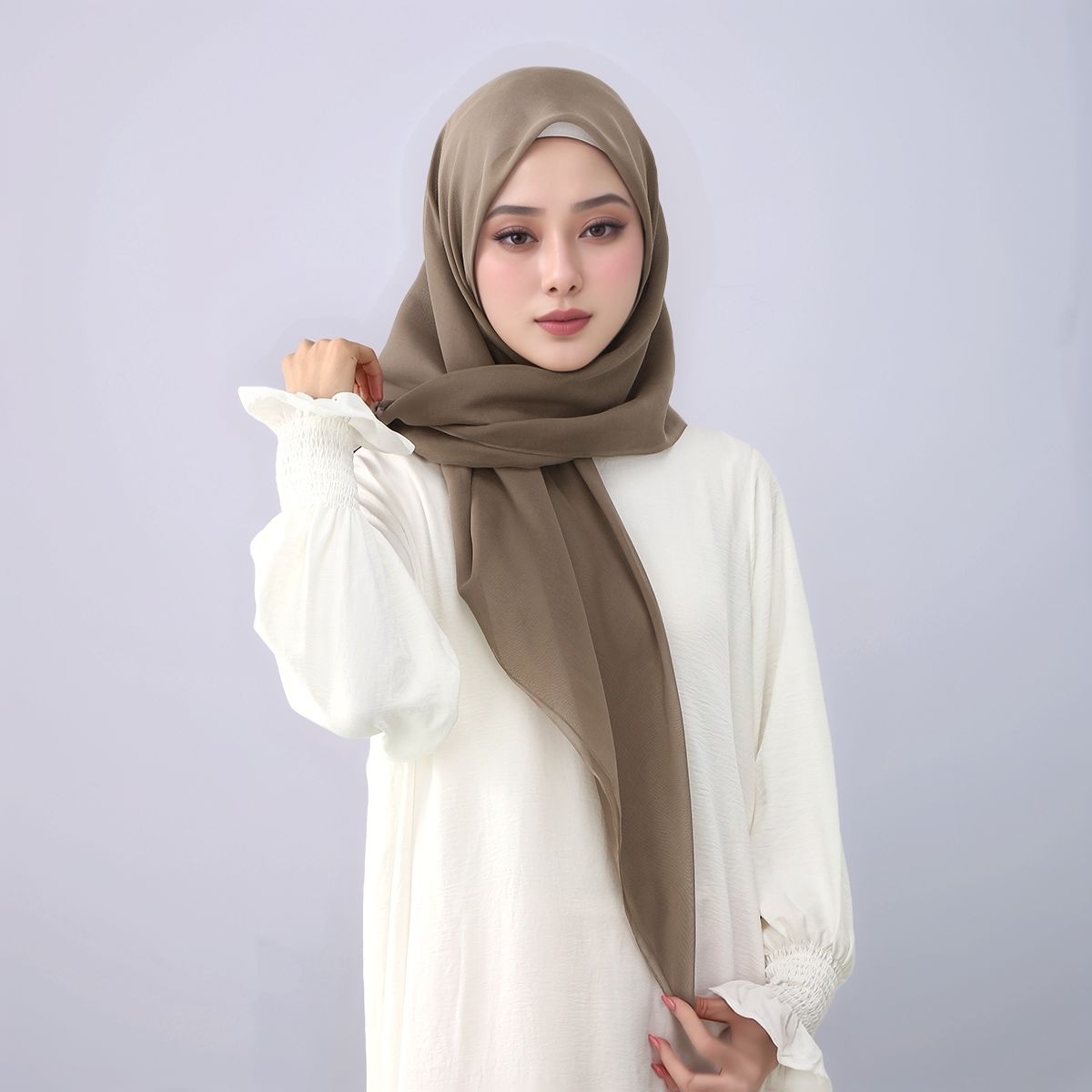 Ramadan 110cm Solid Viscose Sq - Women'S Fashion Trends 리뷰 및 가격