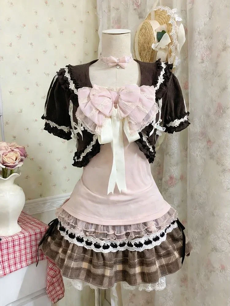 Sweet Lolita Vintage Suits Wom - Corset Top Boned 리뷰 및 가격